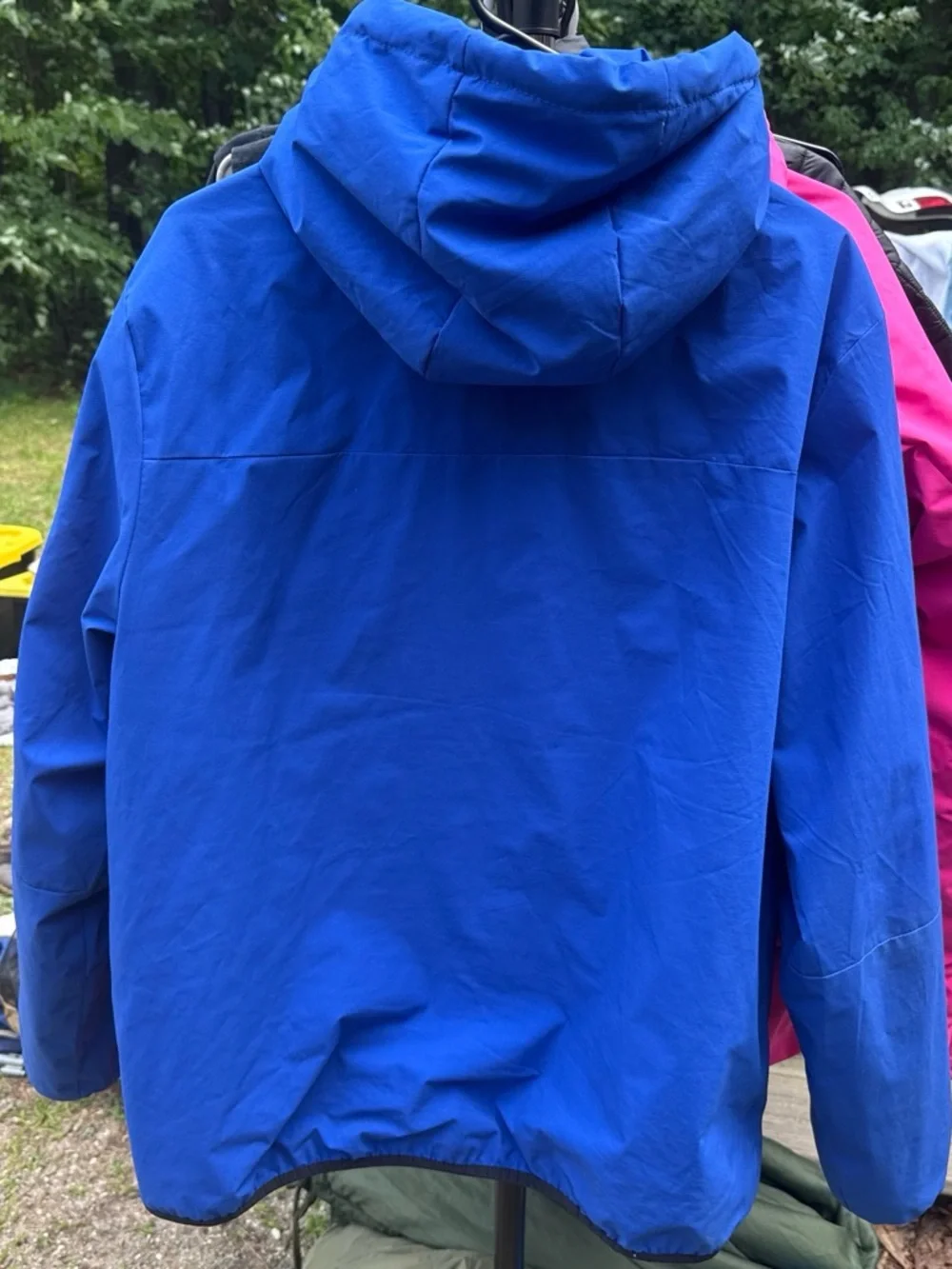 Spyder Royal Blue Hooded Softshell Rain Jacket